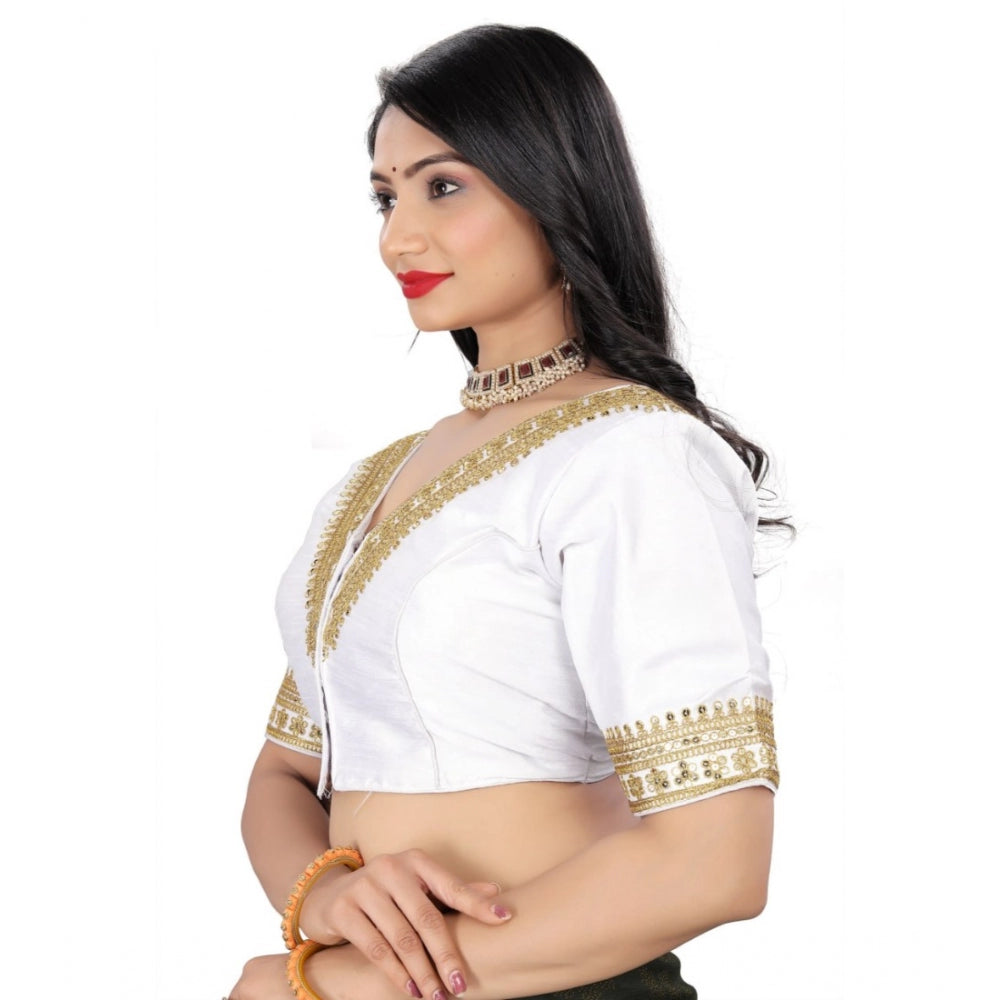 Graceful Banglory Embroidered Readymade Blouse