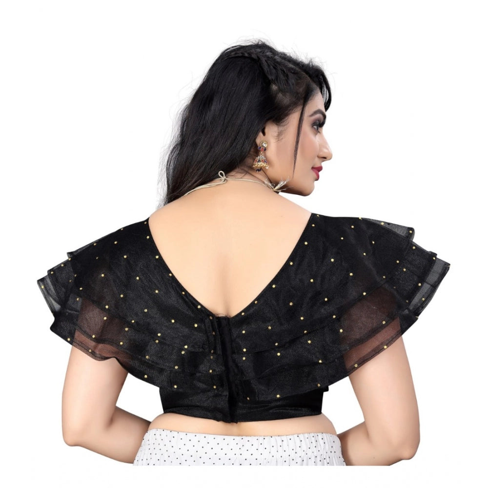 Beautiful Nylon Diamond Work Readymade Blouse