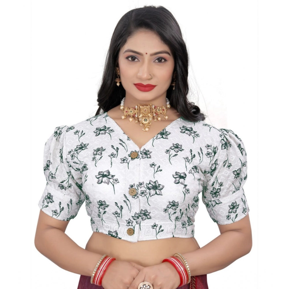 Attractive Cotton Blend Floral Readymade Blouse