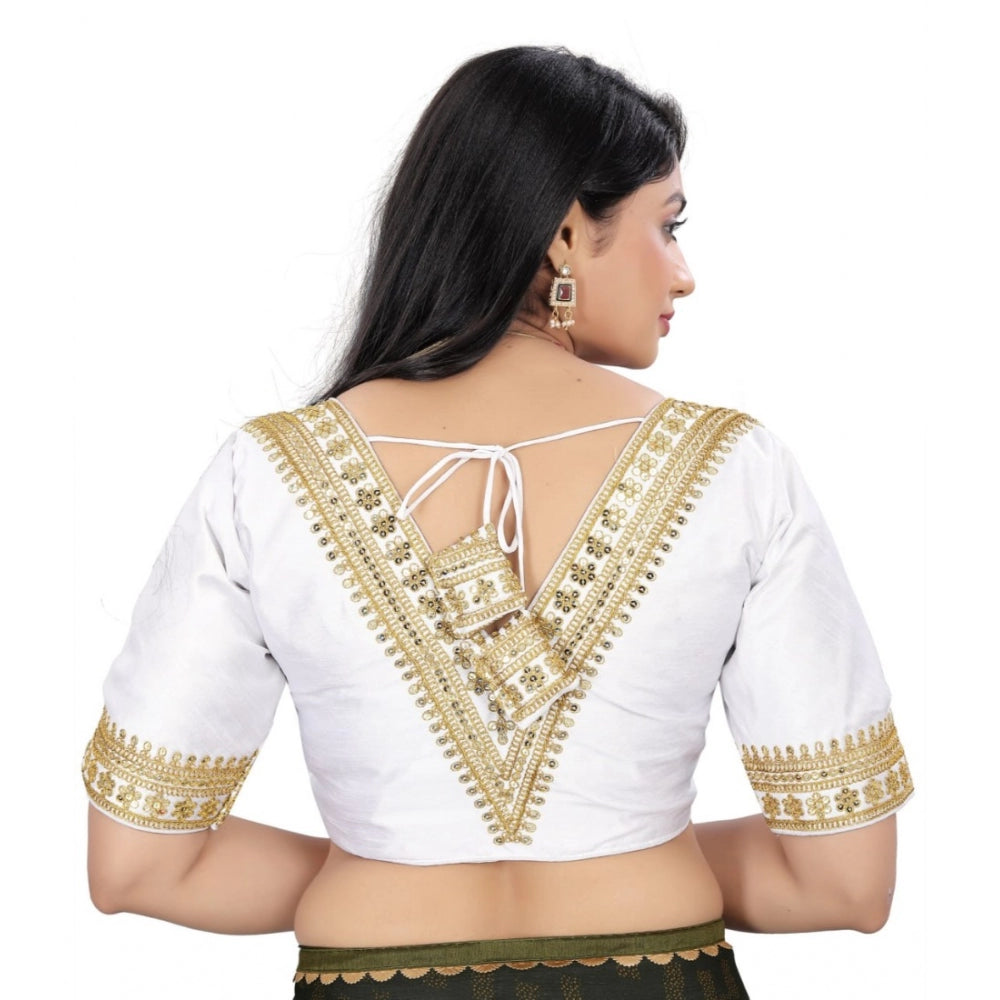 Graceful Banglory Embroidered Readymade Blouse