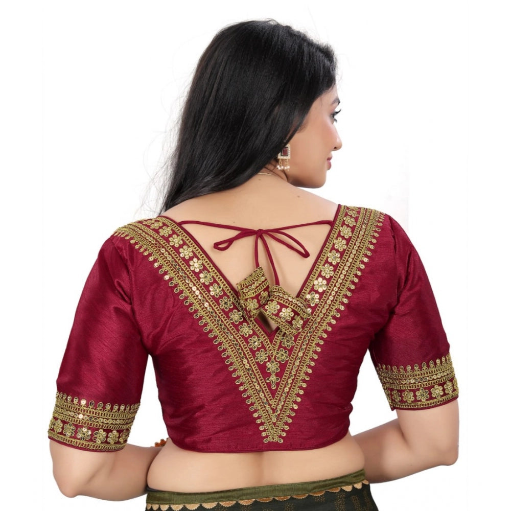 Graceful Banglory Embroidered Readymade Blouse