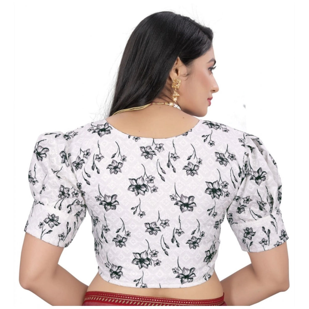 Attractive Cotton Blend Floral Readymade Blouse