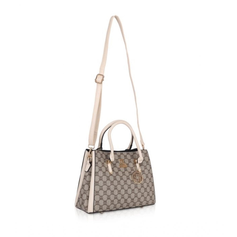 Pretty Women's Faux Leather Printed Handbag