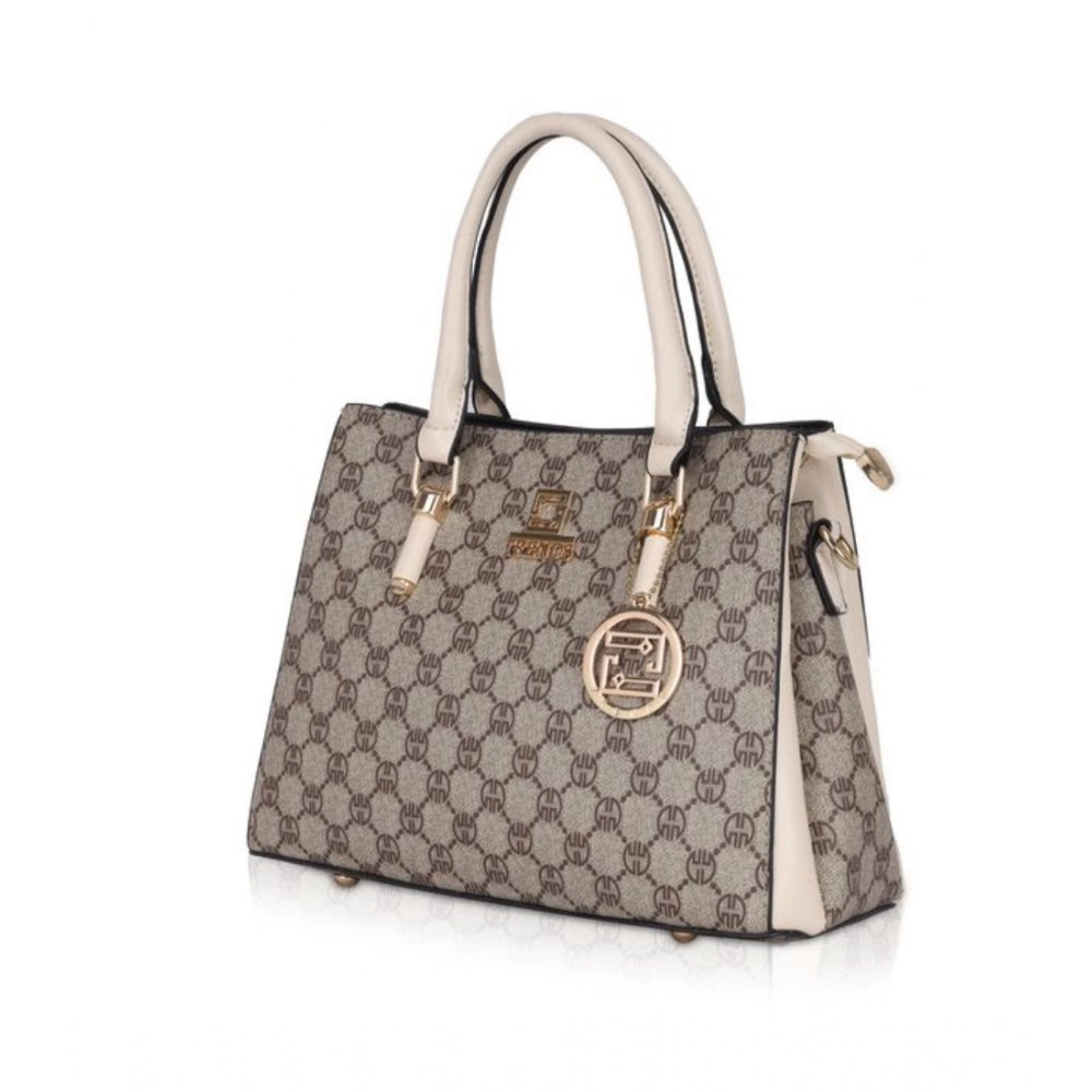 Pretty Women's Faux Leather Printed Handbag