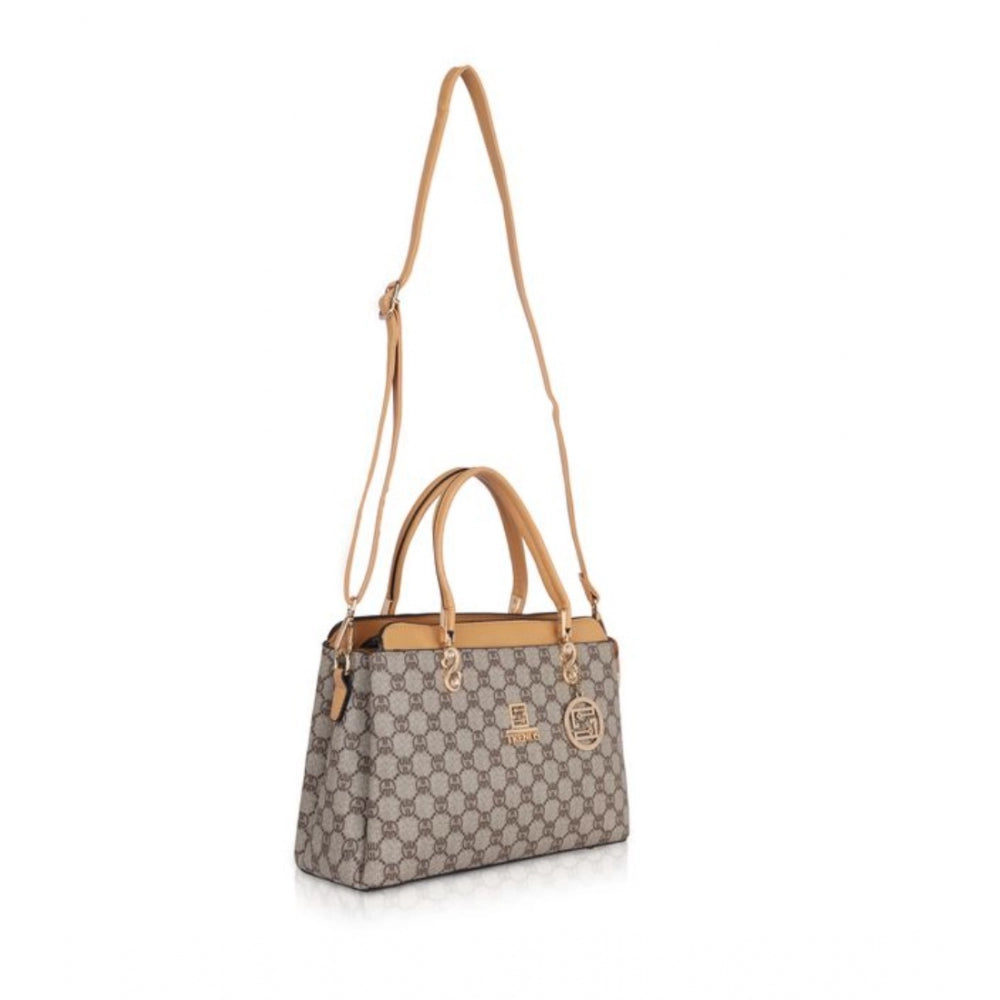 Pretty Women's Faux Leather Printed Handbag