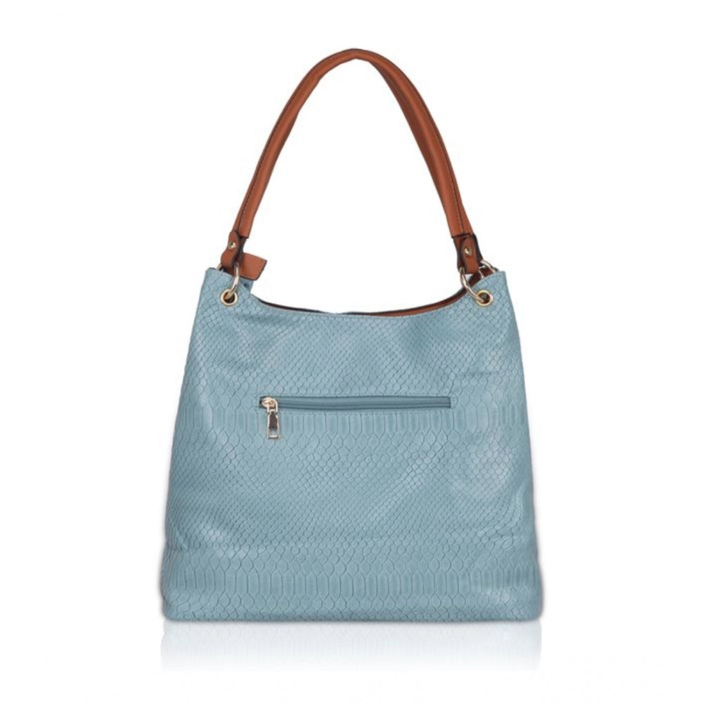 Attractive Women's Faux Leather Textured Tote Bag