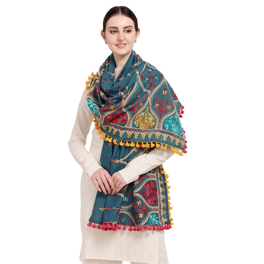 Stunning Women's Cotton Embroidered Dupatta