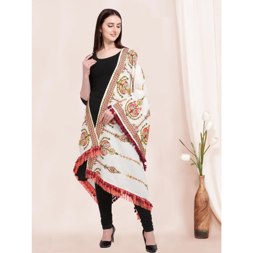 Designer Women's Cotton Embroidered Dupatta