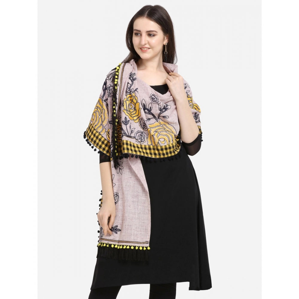 Designer Women's Cotton Embroidered Dupatta