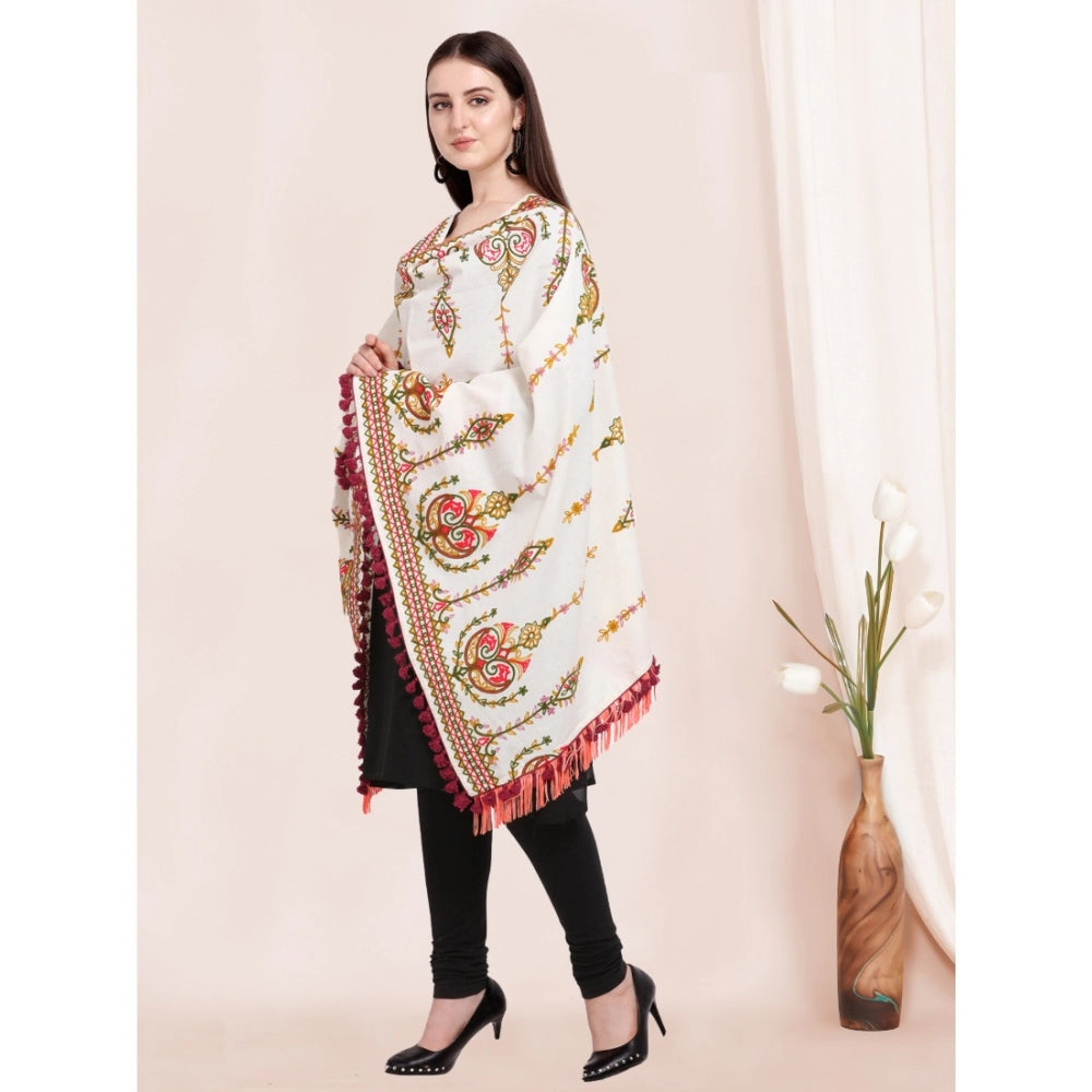 Designer Women's Cotton Embroidered Dupatta