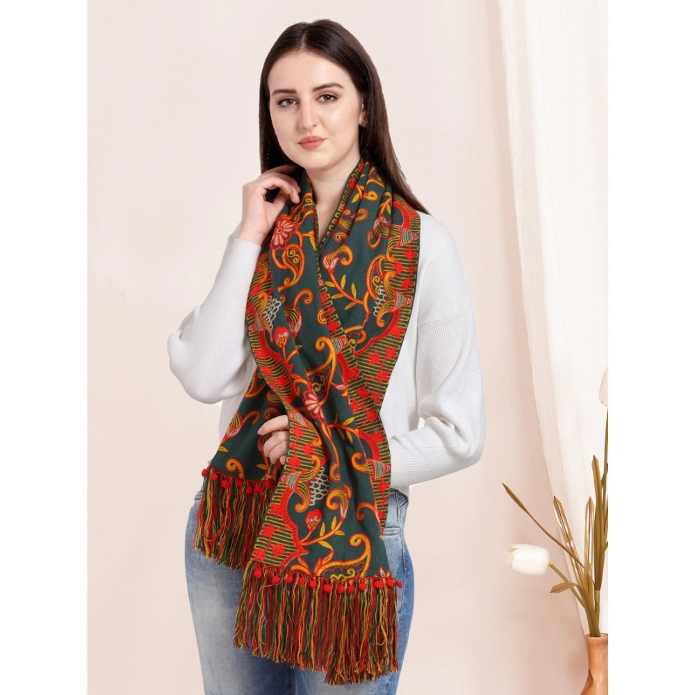 Stunning Women's Cotton Embroidered Muffler