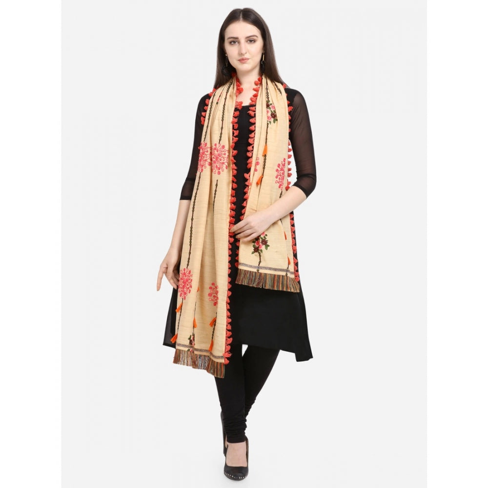 Designer Women's Cotton Embroidered Dupatta