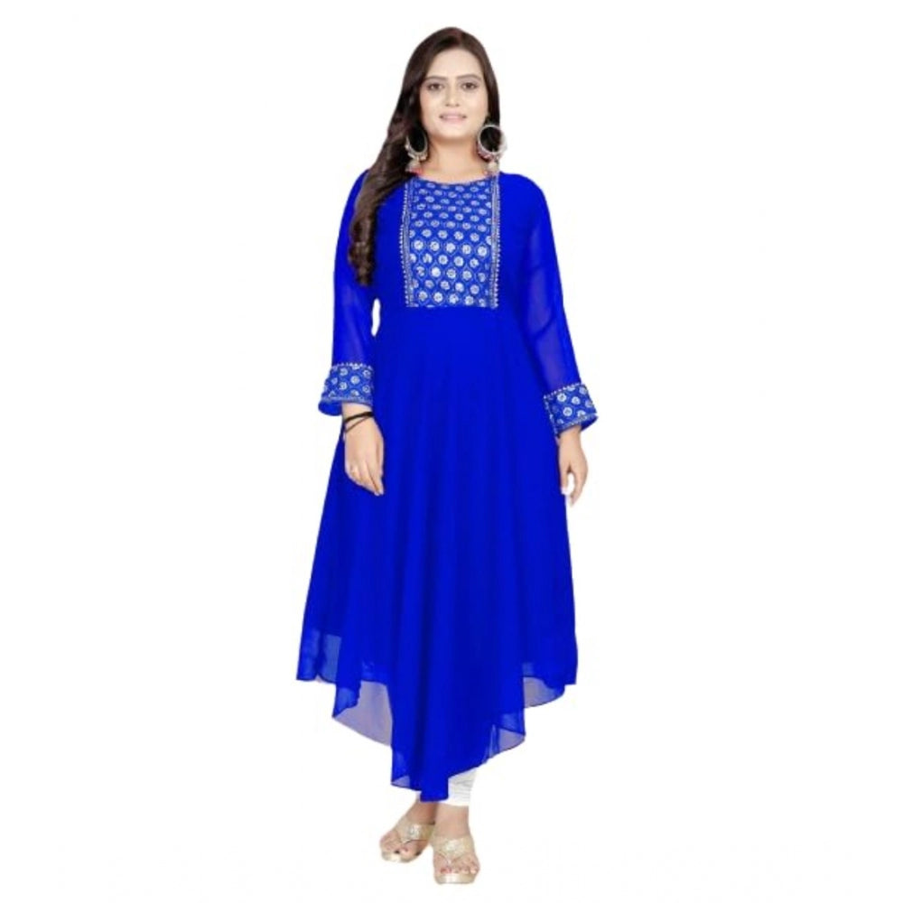 Facinating Georgette Embroidered Kurti