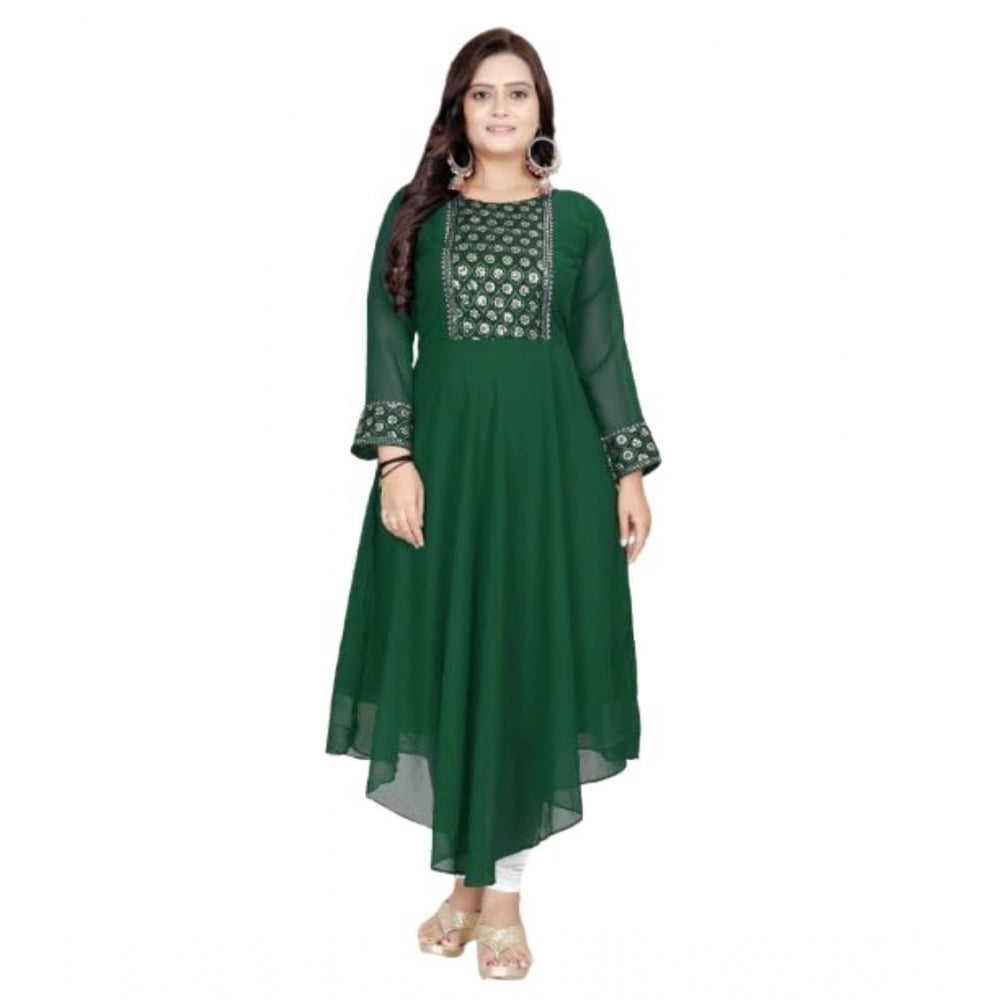 Facinating Georgette Embroidered Kurti