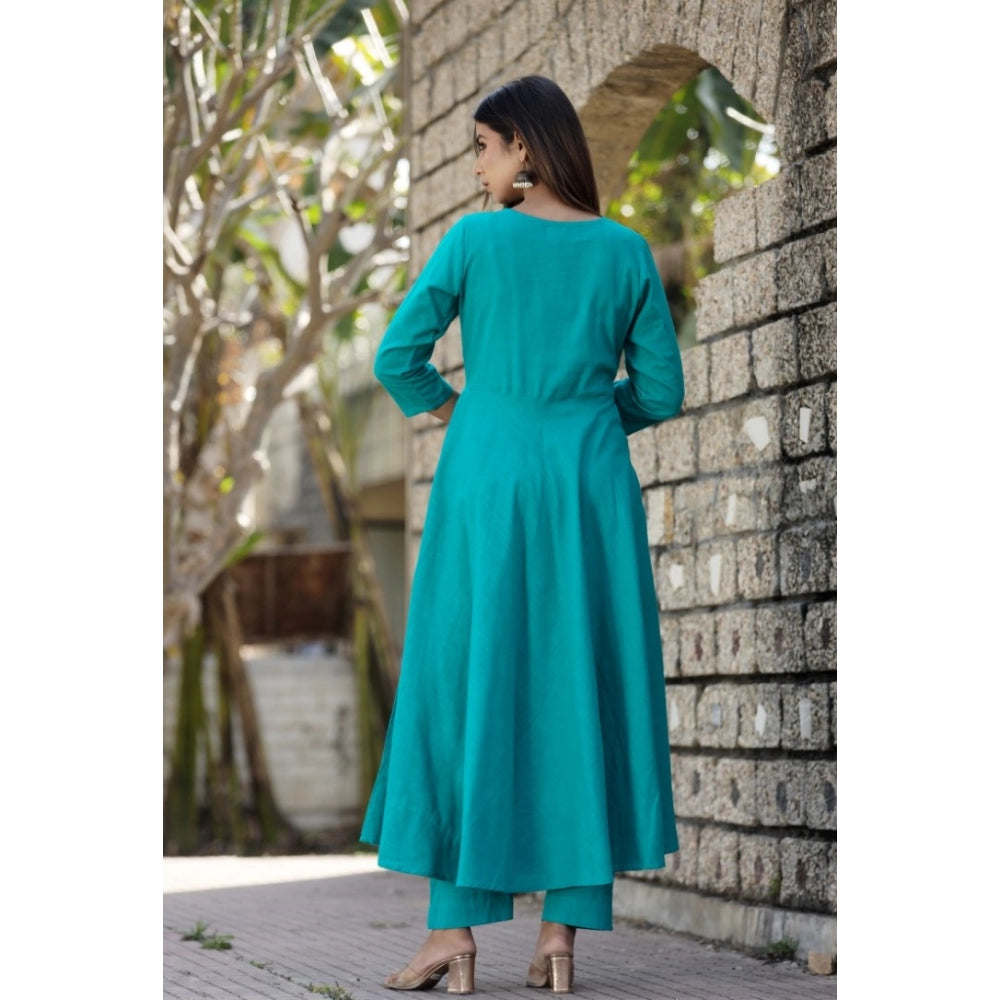 Fabulous Cotton Solid Round Neck Kurti