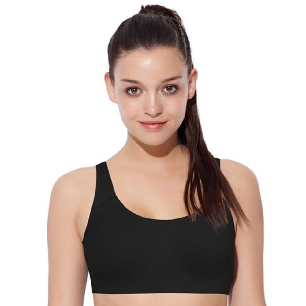 Enamor SB06 Women's Cotton Low Impact Non Padded, Non Wired, High Coverage Bra