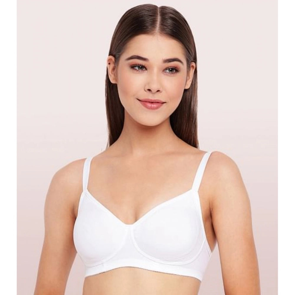 Enamor A042 Women's Cotton Everyday Non Padded And Wirefree Bra