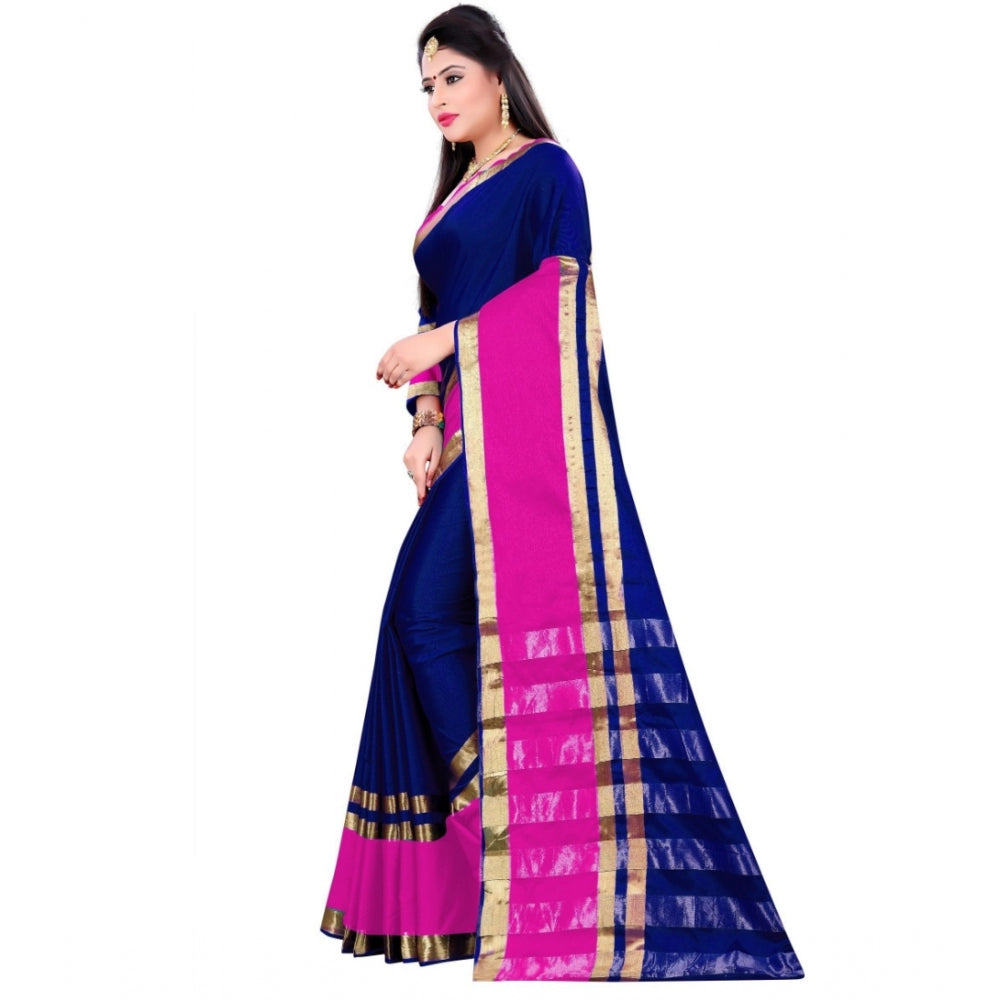 Superb Jacquard Woven Saree With Blouse Piece