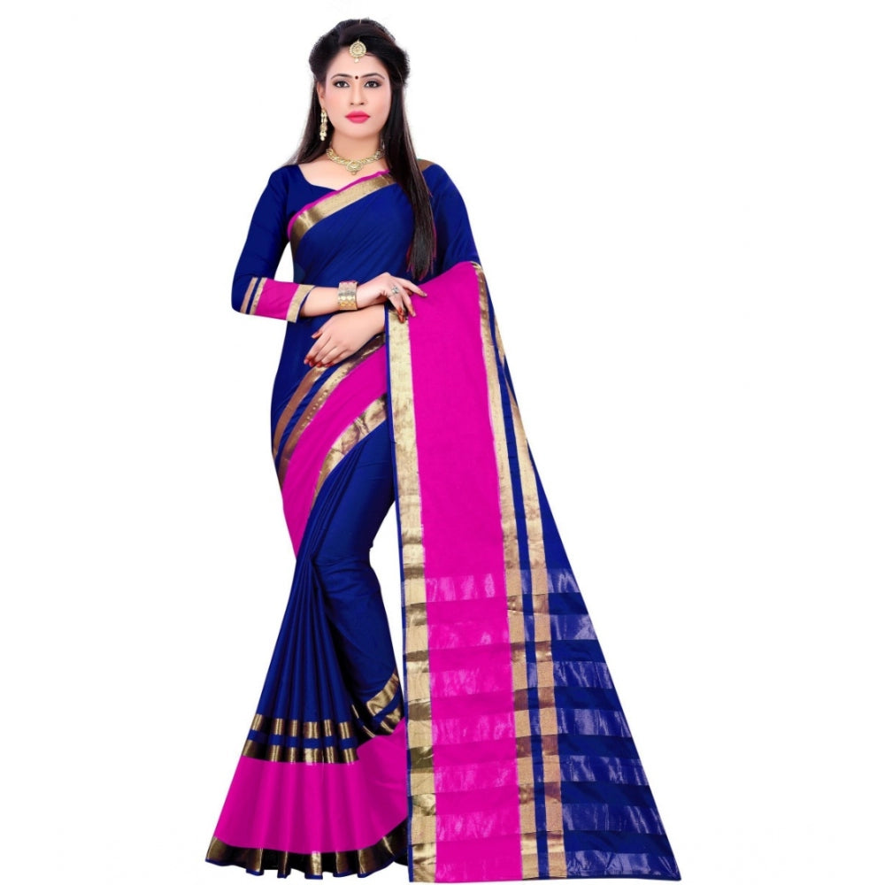 Superb Jacquard Woven Saree With Blouse Piece