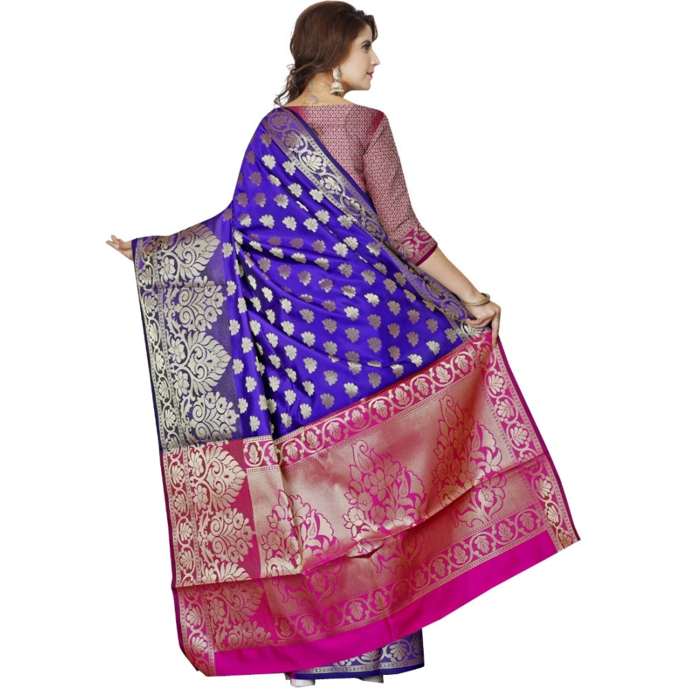 Superb Jacquard Woven Saree With Blouse Piece