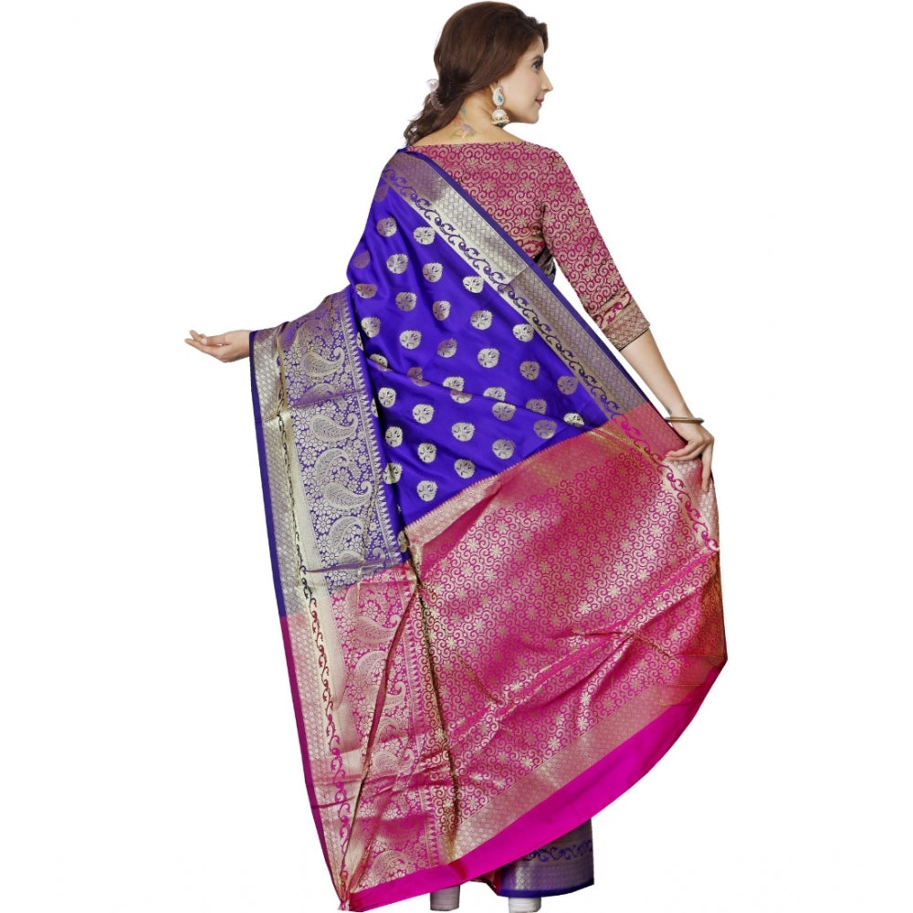 Superb Jacquard Woven Saree With Blouse Piece