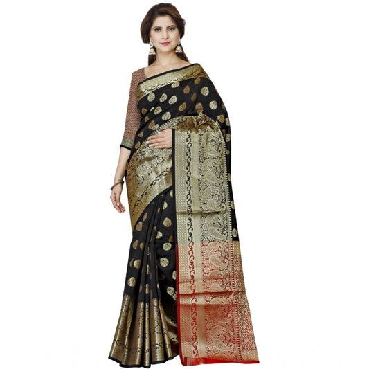 Superb Jacquard Woven Saree With Blouse Piece