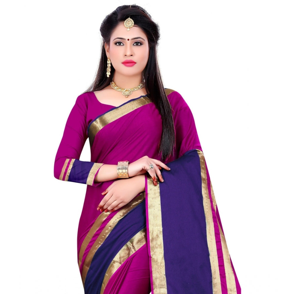 Tremendous Jacquard Woven Saree With Blouse Piece