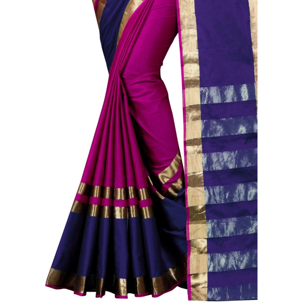 Tremendous Jacquard Woven Saree With Blouse Piece