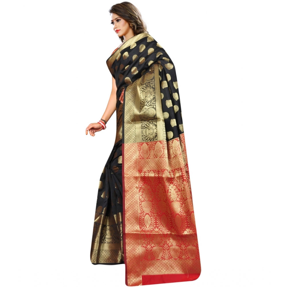 Superb Jacquard Woven Saree With Blouse Piece