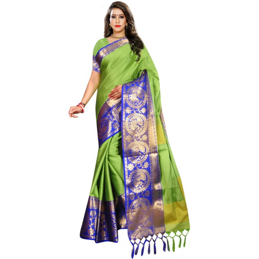 Glorious Jacquard Woven Saree With Blouse Piece