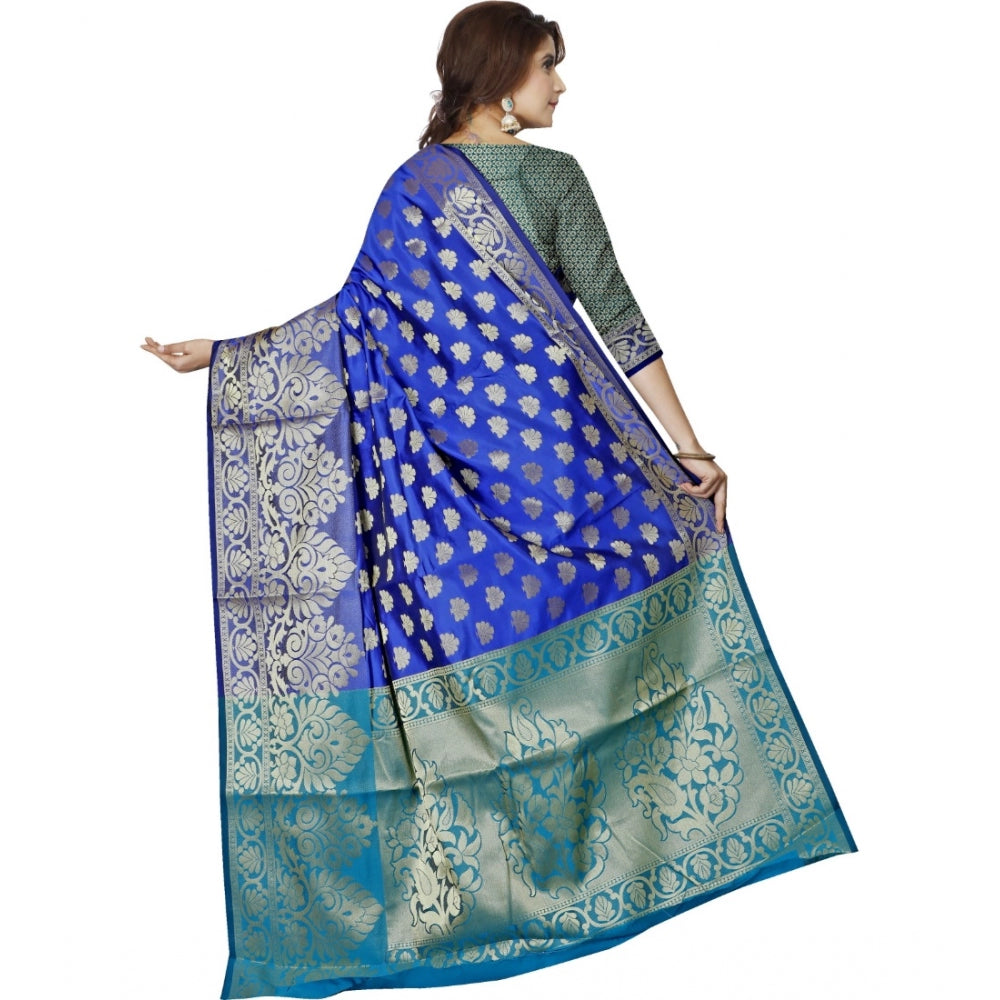 Superb Jacquard Woven Saree With Blouse Piece