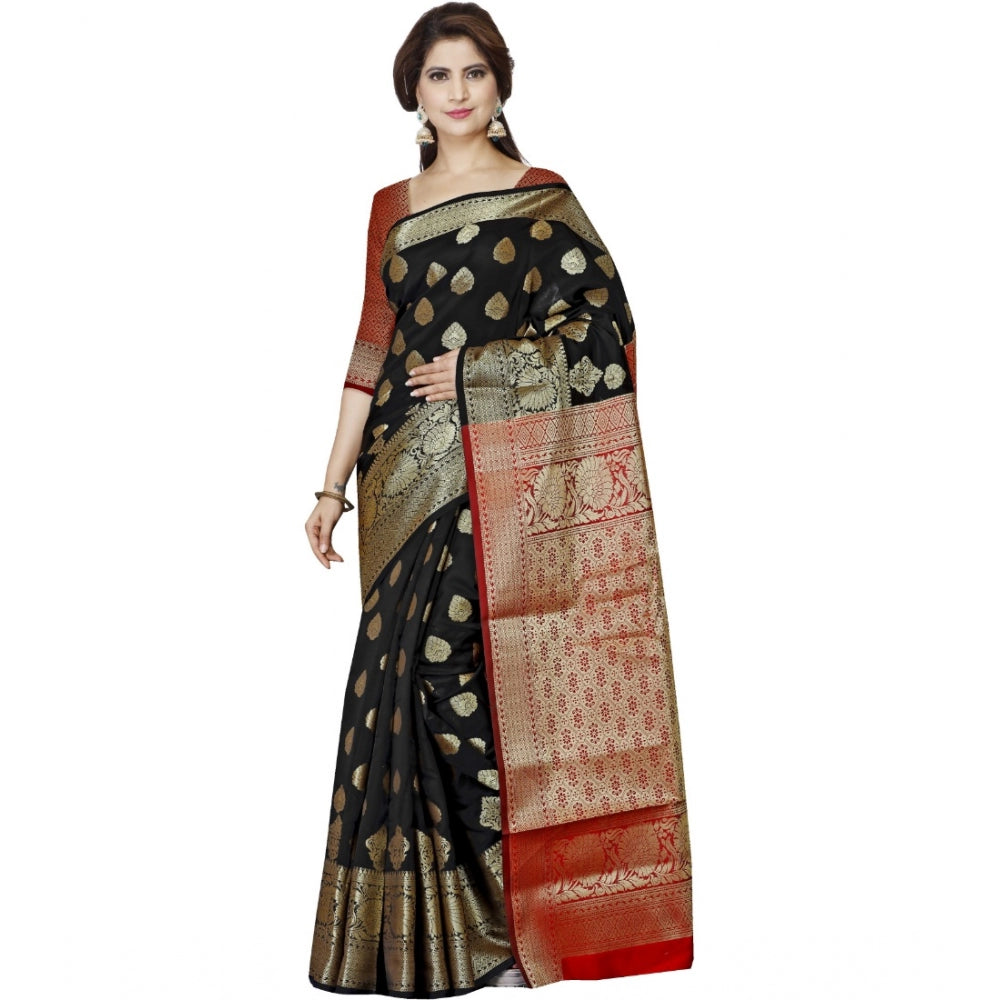 Superb Jacquard Woven Saree With Blouse Piece