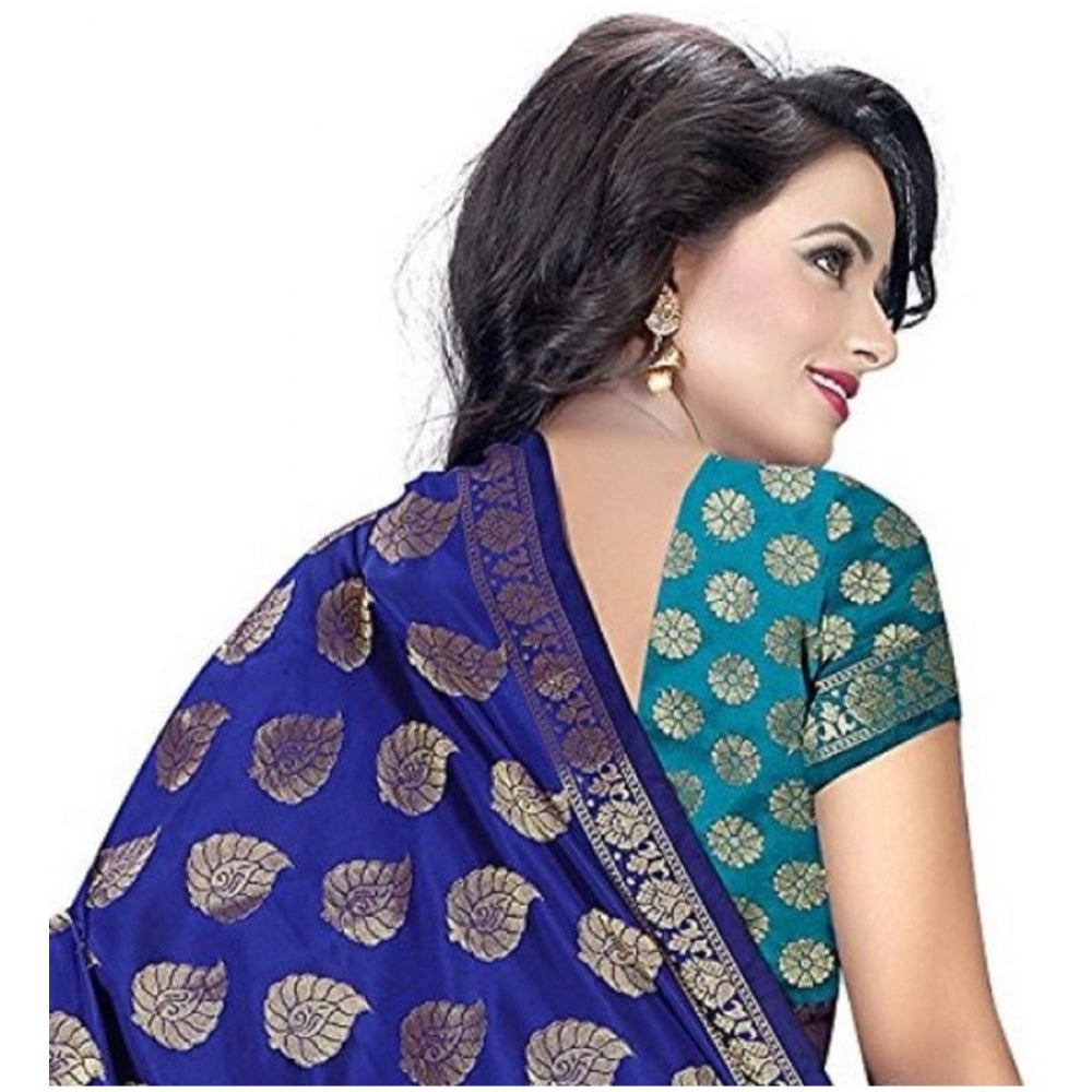 Superb Jacquard Woven Saree With Blouse Piece