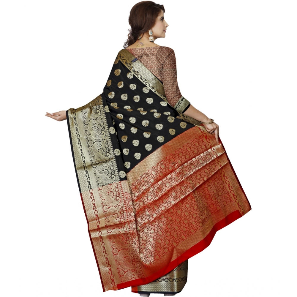 Superb Jacquard Woven Saree With Blouse Piece