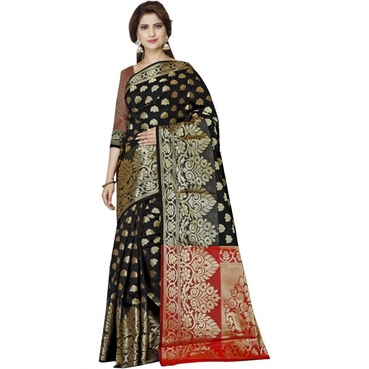 Superb Jacquard Woven Saree With Blouse Piece