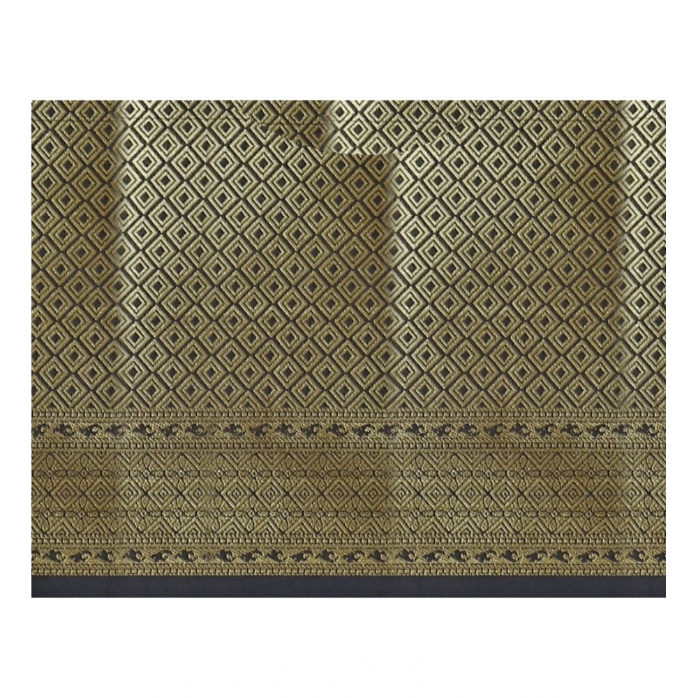 Tremendous Jacquard Woven Saree With Blouse Piece