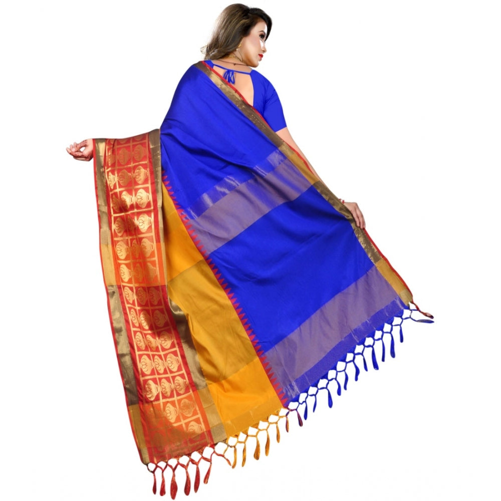 Superb Jacquard Woven Saree With Blouse Piece