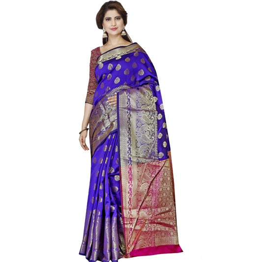 Superb Jacquard Woven Saree With Blouse Piece