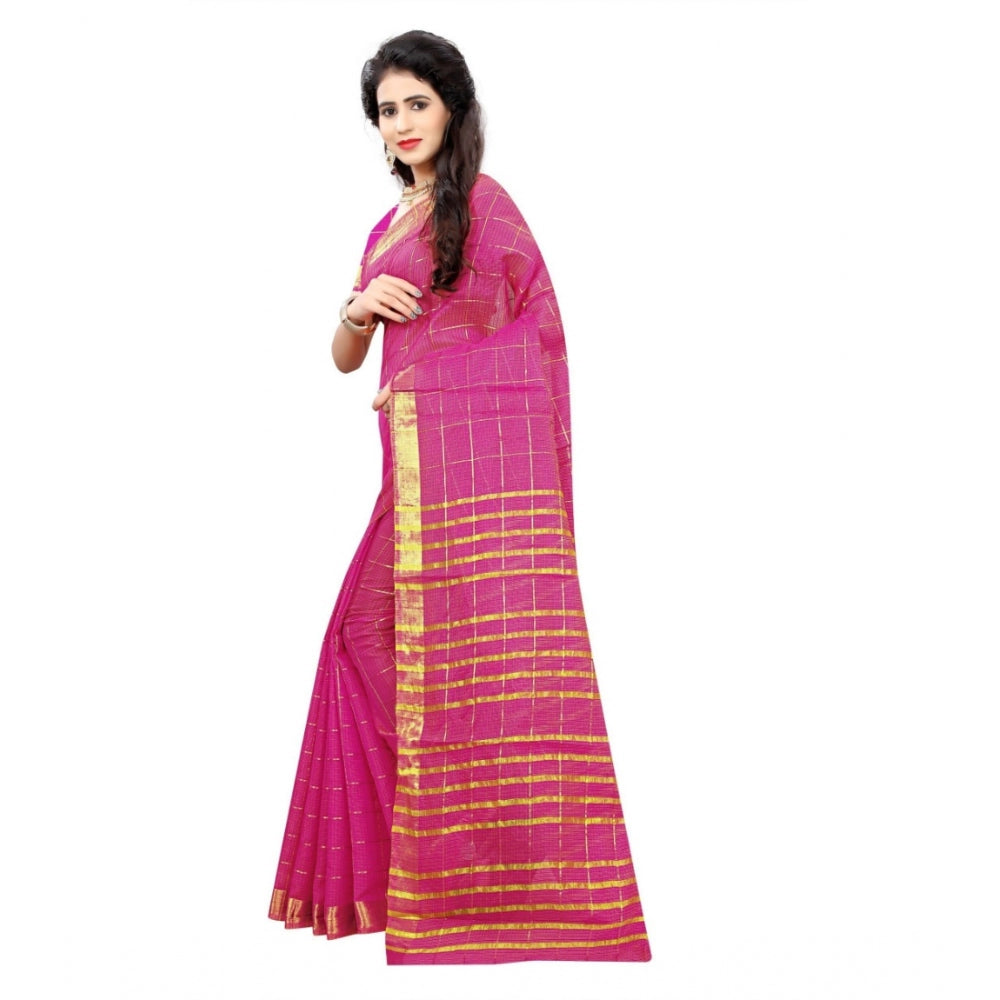 Tremendous Jacquard Woven Saree With Blouse Piece