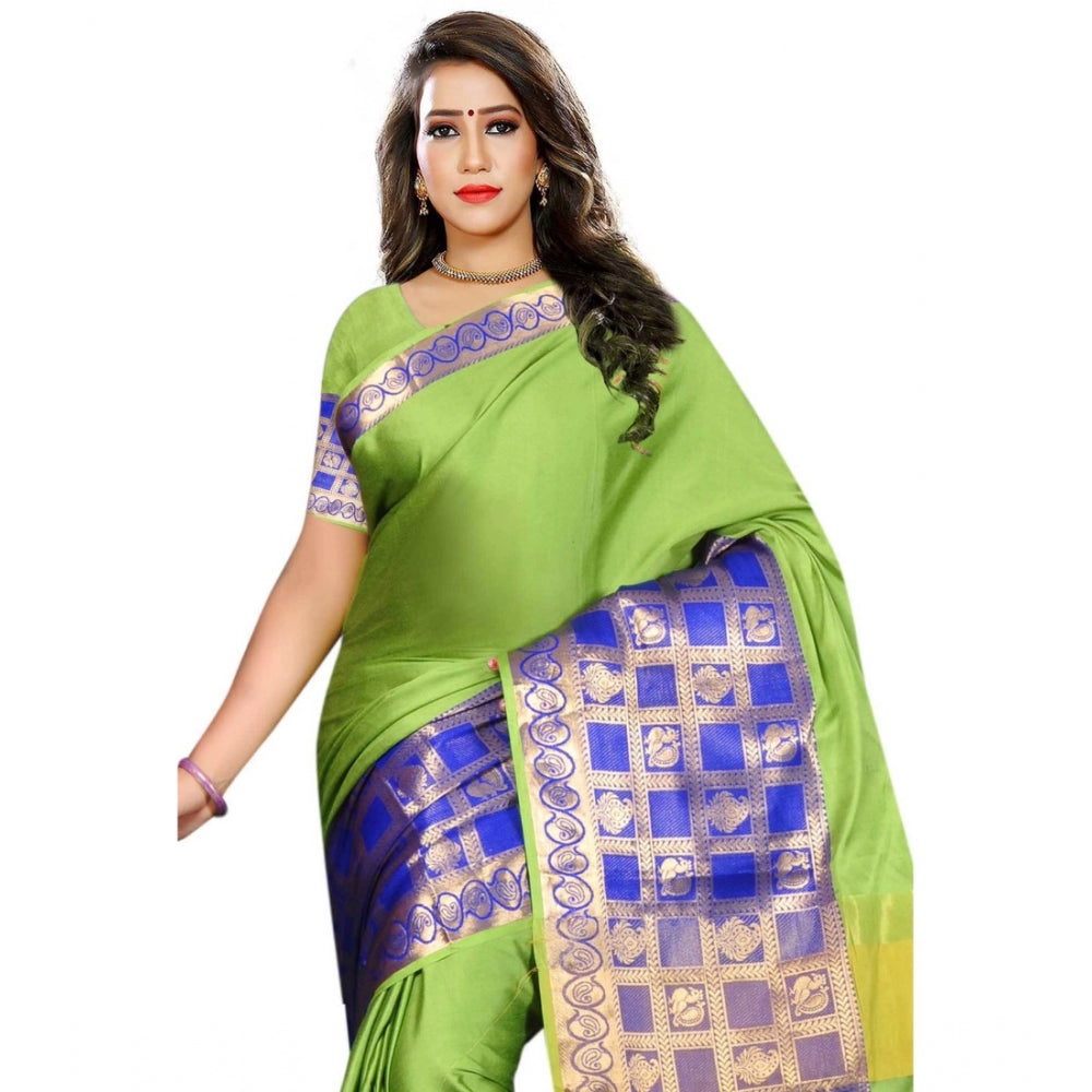 Glorious Jacquard Woven Saree With Blouse Piece