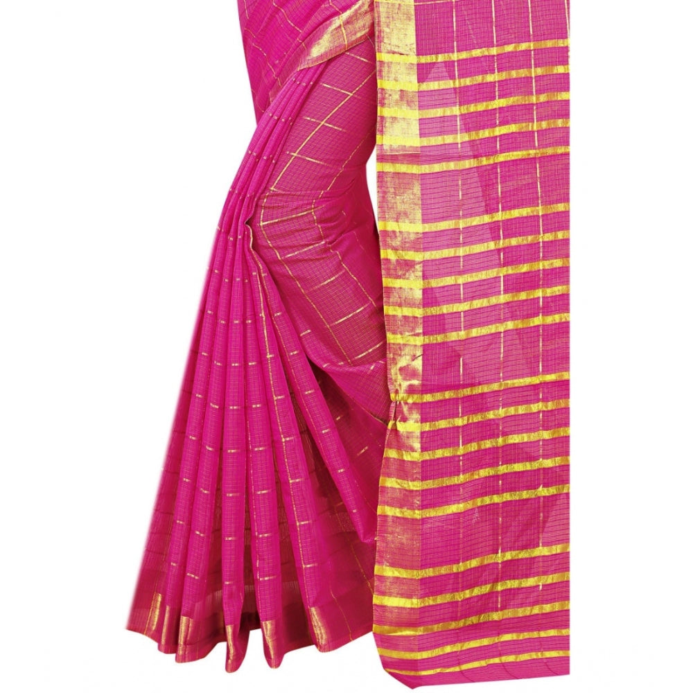 Tremendous Jacquard Woven Saree With Blouse Piece