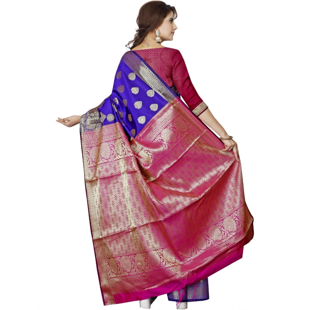 Superb Jacquard Woven Saree With Blouse Piece