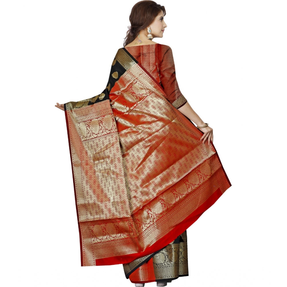 Superb Jacquard Woven Saree With Blouse Piece