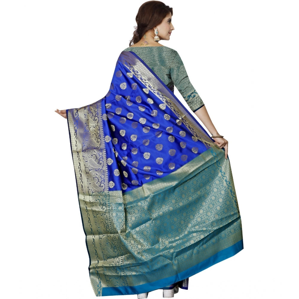 Glorious Jacquard Woven Saree With Blouse Piece