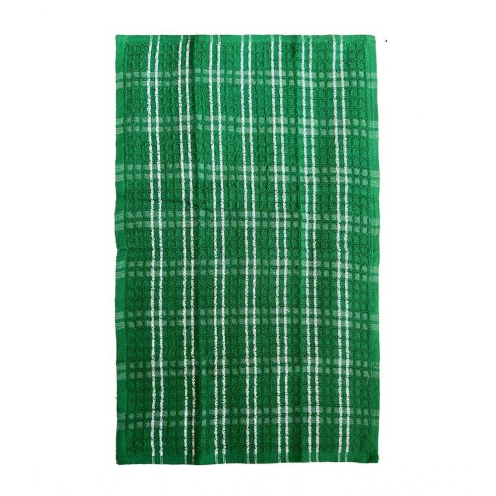 Versatile Pack Of 6 Cotton Checkered Kitchen Towel Sets