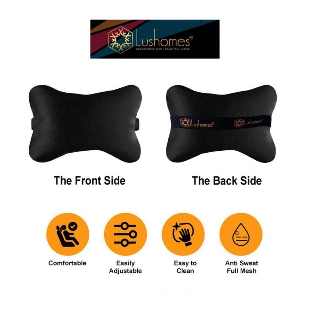 Awesome Pack Of 6 Polyester Solid Car Pillow Sets