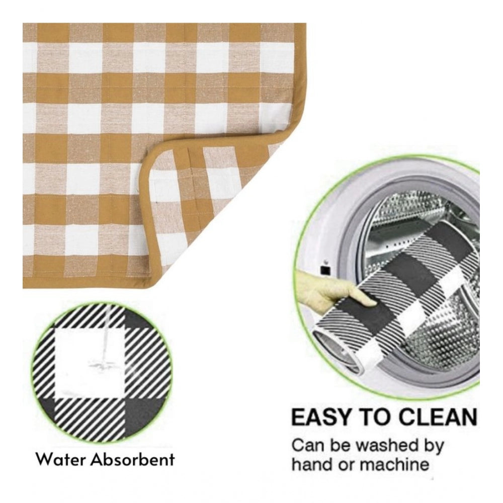 Versatile Pack Of 6 Cotton Checkered Kitchen Towel Sets