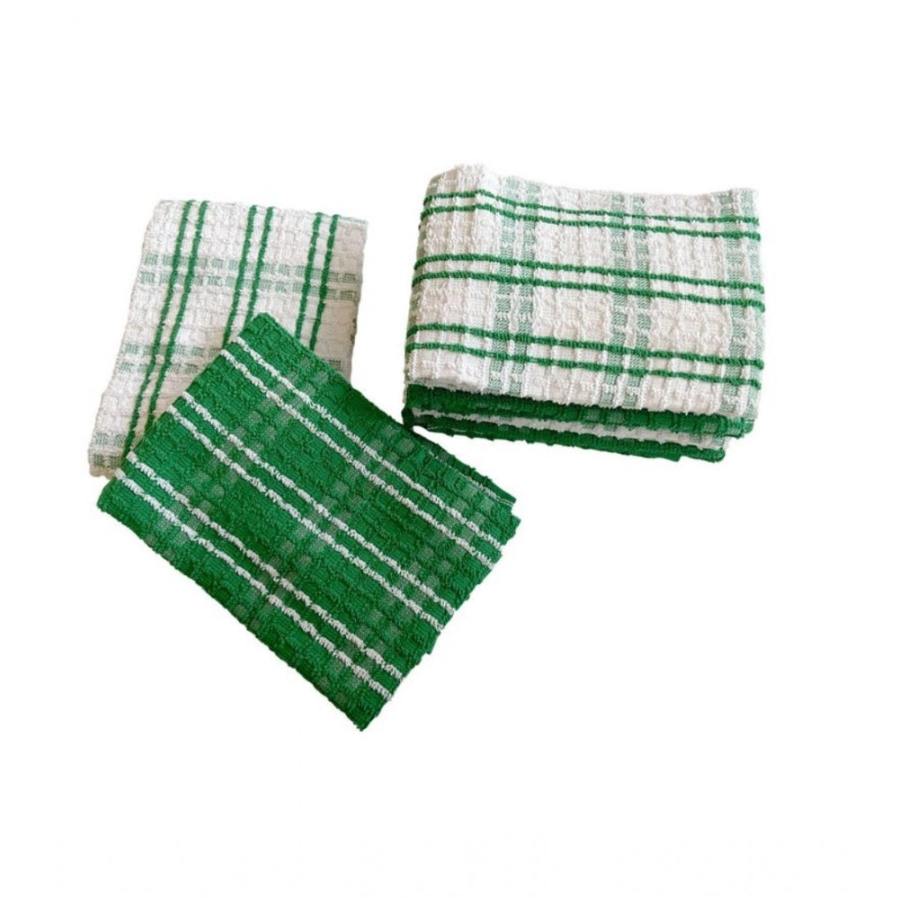 Versatile Pack Of 6 Cotton Checkered Kitchen Towel Sets