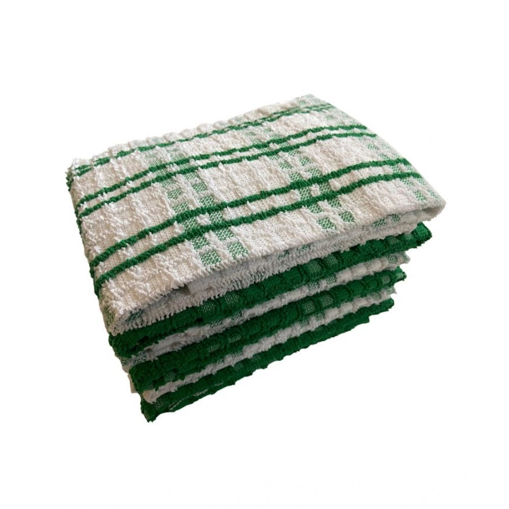 Versatile Pack Of 6 Cotton Checkered Kitchen Towel Sets