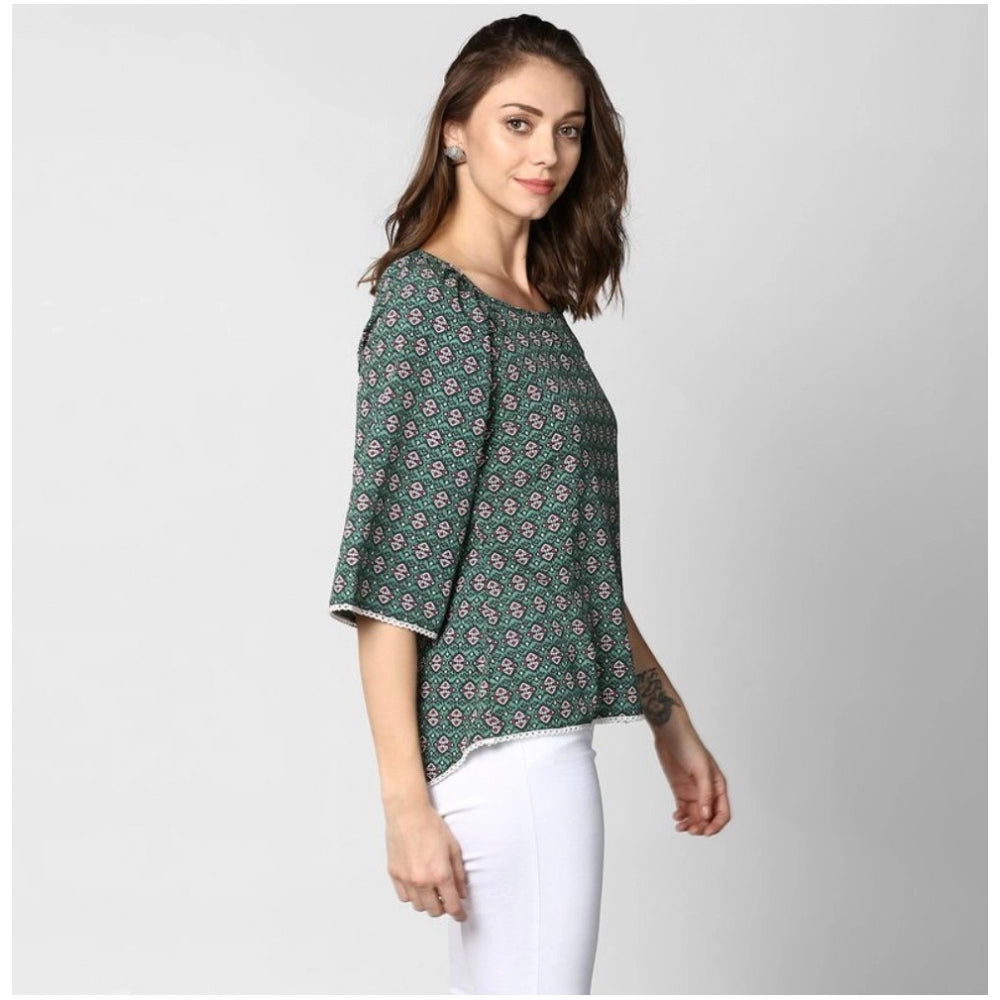 Dashing Polyester Printed Top